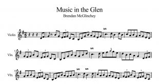 نت ویولن Music in the Glen