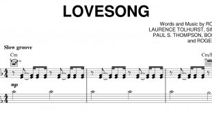 نت پیانوی Love Song از ادل