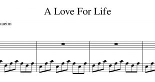 نت پیانوی قطعه A Love For Life از یانی