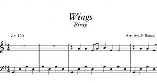 نت قطعه Wings از بردی برای پیانو