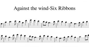 نت ویولن Against the wind Six Ribbons