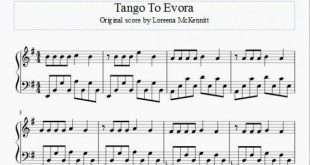 نت پیانو Tango to Evora (گل ارکیده) برای نوازندگان مبتدی | نت پیانو لورینا مک‌ کنیت