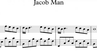نت پیانو JACOB MAN برای نوازندگان مبتدی | نت پیانو جواد قادری