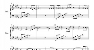 نت پیانو The End Of August یانی (جواد قادری) برای نوازندگان متوسط | نت پیانو یانیس کریسومالیس