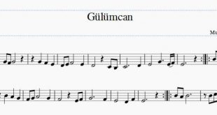 نت ویولن Gülümcan برای نوازندگان متوسط | نت ویولن آهو ساگلام