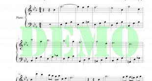 نت پیانو Nocturne Op 9 No 2 برای نوازندگان متوسط | نت پیانو فردریک شوپن