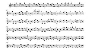نت سنتور آبی رویا (به جستجوی هیچ) برای نوازندگان متوسط | نت سنتور فریور خسروی