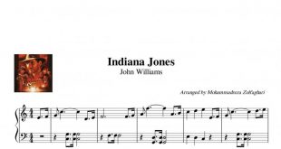 نت پیانو متن فیلم Indiana Jones برای نوازندگان مبتدی | نت پیانو جان ویلیامز