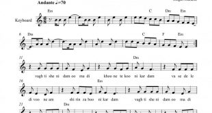 نت کیبورد آهنگ خونه تکونی های هر میزان برای نوازندگان متوسط | نت کیبورد جهانبخش پازوکی