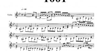 نت ویولن 1001 از یانی برای نوازندگان حرفه ای | نت ویولن یانیس کریسومالیس
