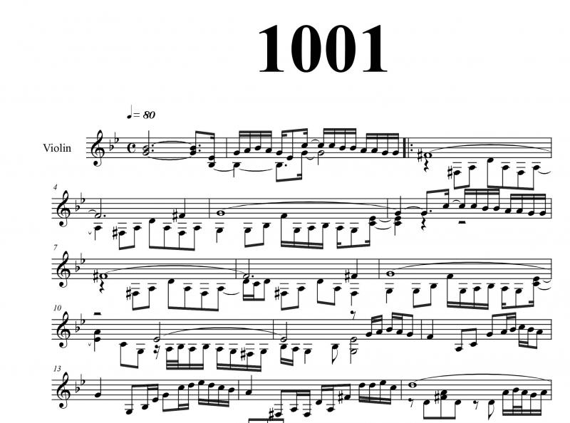 نت ویولن  1001 از یانی برای نوازندگان حرفه ای | نت ویولن یانیس کریسومالیس