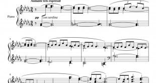 نت پیانو Clair de Lune از Claude Debussy برای نوازندگان حرفه ای | نت پیانو کلود دبوسی