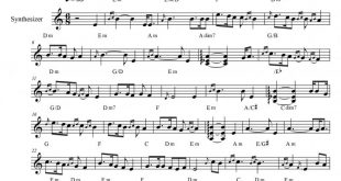 نت کیبورد آهنگ گلنار از داریوش رفیعی برای نوازندگان متوسط | نت کیبورد مجید وفادار