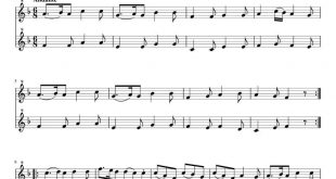 نت فلوت ریکوردر 9 کلاسیک تنظیم شده برای دو نوازی برای نوازندگان مبتدی | نت فلوت ریکوردر ولفگانگ آمادئوس موتسارت