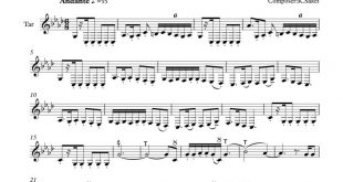 نت تار ایلک محبت عشق نخستین برای نوازندگان متوسط | نت تار کیوان ساکت