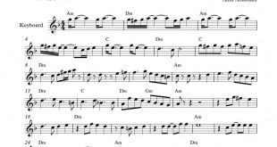 نت کیبورد آهنگ گل رز برای نوازندگان متوسط | نت کیبورد منوچهر چشم آذر