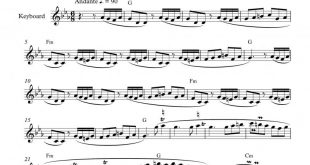 نت کیبورد آهنگ مخمل ناز به برای نوازندگان متوسط | نت کیبورد منوچهر چشم آذر