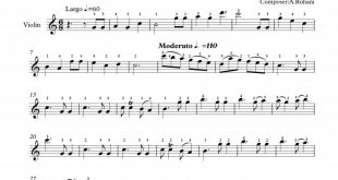 نت ویولن نسخه کامل تولدت مبارک از حسن شماعی زاده برای نوازندگان متوسط | نت ویولن حسن شماعی‌زاده