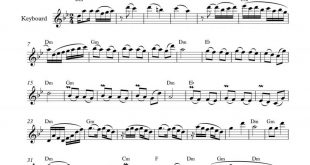 نت کیبورد آهنگ دلم تنگه به برای نوازندگان متوسط | نت کیبورد جهانبخش پازوکی
