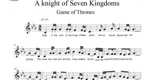 نت ویولن Jenny of Oldstones A Knight of the Seven Kingdoms از سریال game of thrones برای نوازندگان متوسط | نت ویولن رامین جوادی