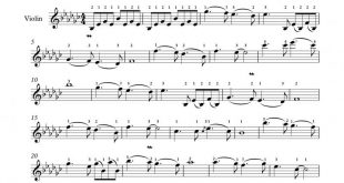 نت ویولن بی کلام good times از وَنجِلیس برای نوازندگان متوسط | نت ویولن اوانگلوس اودیسئاس پاپاتاناسیو
