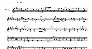 نت ویولن پریزاد برای نوازندگان متوسط | نت ویولن بابک جهانبخش