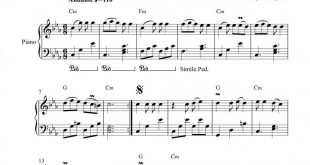نت پیانو قالیباف (یک دونه سبز می زنم روش یکی آبی می بافم) به برای نوازندگان متوسط | نت پیانو موسیقی فولکلور