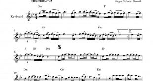 نت کیبورد یار آغلاده برای نوازندگان متوسط | نت کیبورد شبنم تووزلو