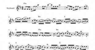 نت کیبورد هر دو عاشق از امید برای نوازندگان متوسط | نت کیبورد جهانبخش پازوکی