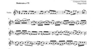 نت ویولن هر دو عاشق از امید برای نوازندگان متوسط | نت ویولن جهانبخش پازوکی