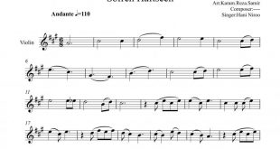 نت ویولن سفره هفت سین ازهانی نیرو برای نوازندگان متوسط | نت ویولن هانی نیرو