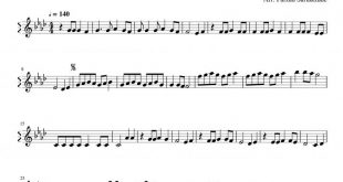 نت ویولن دست به یکی مسیح و آرش ای پی برای نوازندگان متوسط | نت ویولن آرش عدل پرور