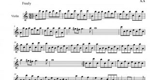 نت ویولن passacaglia برای نوازندگان متوسط | نت ویولن جرج فردریک هندل