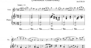 نت ویولن A Work Of Vital محسن چاوشی برای نوازندگان متوسط | نت ویولن محسن چاوشی