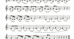 نت نی هفت بند نی ضیافت امجد 4 ( چهار ضربی بیات اصفهـــان ) برای نوازندگان متوسط | نت نی هفت بند حامد امجدیان