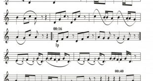 نت نی هفت بند نی ضیافت امجد 17 ( چهار ضربی دشتی ) برای نوازندگان حرفه ای | نت نی هفت بند حامد امجدیان