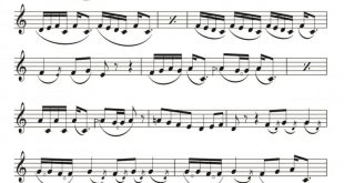نت نی هفت بند نی ضیافت امجد 18 ( چهار ضربی دشتی ) برای نوازندگان حرفه ای | نت نی هفت بند حامد امجدیان