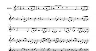 نت ویولن پریچه معین برای نوازندگان متوسط | نت ویولن فرید زلاند