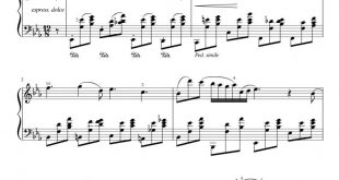 نت پیانو Chopin Nocturne Op 9 No 2 E Flat Major برای نوازندگان حرفه ای | نت پیانو فردریک شوپن
