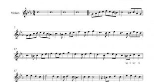 نت ویولن لیلی جان رستاک برای نوازندگان متوسط | نت ویولن گروه رستاک
