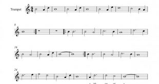 نت ترومپت عجب رسمیه رسم زمونه رسول نجفیان برای نوازندگان متوسط | نت ترومپت رسول نجفیان