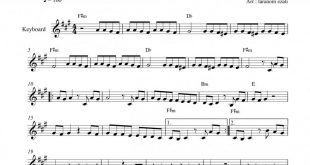 نت کیبورد دلم میخواد فتانه به برای نوازندگان متوسط | نت کیبورد آندرانیک آساطوریان