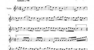 نت ویولن می عشق همایون شجریان برای نوازندگان متوسط | نت ویولن اردشیر کامکار