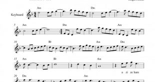 نت کیبورد هم قسم معین به برای نوازندگان متوسط | نت کیبورد منوچهر چشم آذر