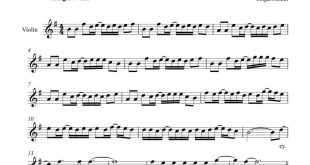 نت ویولن تمنا معین برای نوازندگان متوسط | نت ویولن فرید زلاند