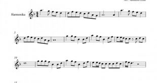 نت ساز دهنی سازدهنی lambada از kaoma کائوما برای نوازندگان متوسط | نت ساز دهنی گونزالو هرموسا