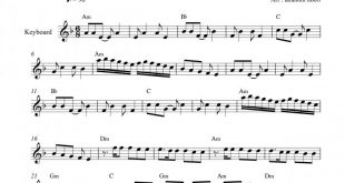 نت کیبورد خونه معین به برای نوازندگان متوسط | نت کیبورد جهانبخش پازوکی