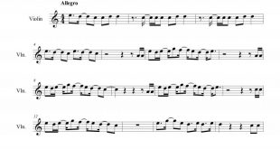 نت ویولن One Kiss از Dua Lipa برای نوازندگان متوسط | نت ویولن آدام ویلز