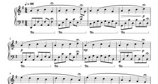 نت پیانو Ascent Day 1 از Ludovico Einaudi برای نوازندگان متوسط | نت پیانو لودویکو اناودی